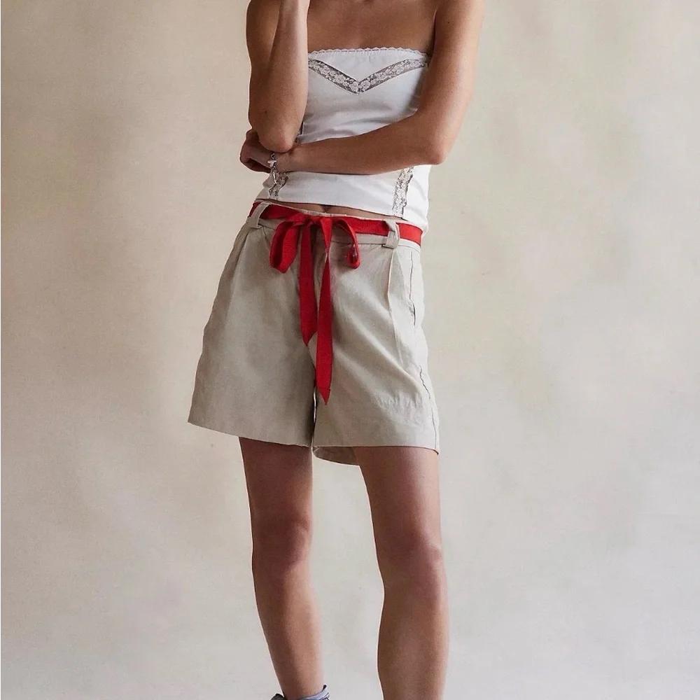 Brand New Free People Perfect Prep Trouser Short - Picture 3 of 10
